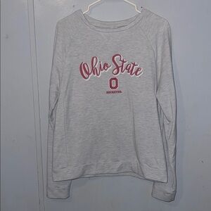 Ohio State Women's Light Gray Sweatshirt